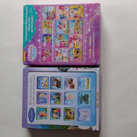 Disney Frozen & Shimmer mini block books two sets - Picture 6 of 16